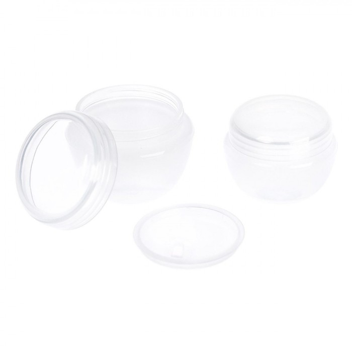 Set Recipiente de Voiaj, 30g și 50g, Capacitate 2 Bucăți, Transparent, Plastic