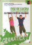 GRAMATICA, 7. Fise de lucru pe lectii si unitati de invatare cu itemi si teste de evaluare