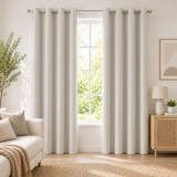 Draperie Decorativa Ecru cu Inele 140x260cm, CMCLASS