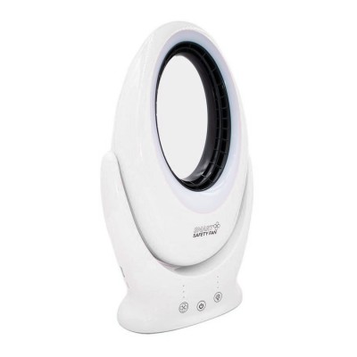 Ventilator digital cu lumina LED RGB, USB, 45W foto