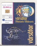 Bnk card Cartela telefonica 2001 - Zodiac Varsator - RO-ROM-0088B