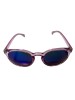 Ochelari de soare dama, UV400, Plastic, Albastru, Oem