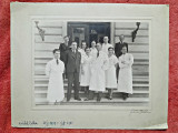 Fotografie pe carton, personal al Spitalului Coltea 1939-1940