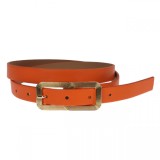 Curea dama, casual-eleganta, din piele ecologica, latime 2 cm, portocaliu - CRD010PO, CK LEATHER