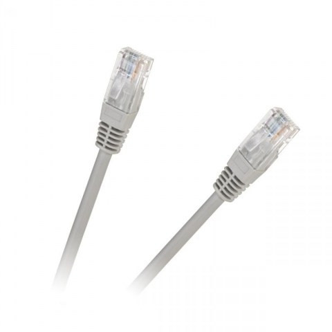 Cablu CAT5e UTP 5m patchcord retea CCA 2x RJ45 neecranat gri