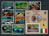 Paraguay 1978 - Masini de curse, Formula 1, serie si colita neuzata