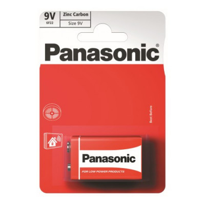 Baterie Panasonic Red Zinc 6F22RZ -9V/1BP, blister 1 buc foto