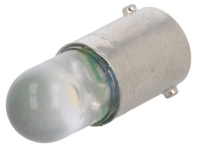 Lampă LED albă 220VDC BA9S foto