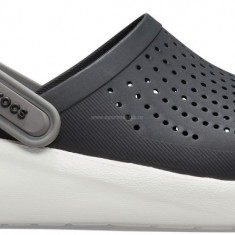 Saboti Crocs LiteRide Clog Negru - Black/Smoke