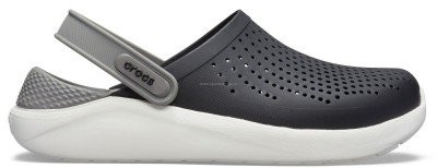 Saboti Crocs LiteRide Clog Negru - Black/Smoke foto