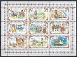 Tristan da Cunha 1980 - Crăciun - Povești pentru copii, Bloc, MNH