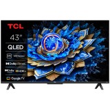 Televizor Smart TCL 43T69C, 108 cm, Ultra HD 4K, Clasa G, Smart TV