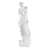 Statuetă Decorativă, Replică Afrodita din Milos, Poliresină, &Icirc;nălțime 28cm, Alb, Oem