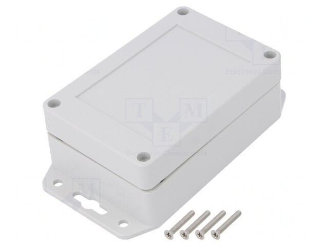 Carcasă universală ABS gri IP67 70x105x40mm