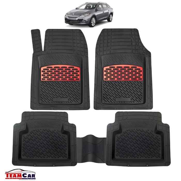 Renault Megane III Combi (2008-2016) Covorase Auto TeamCar&reg; Tip Tavita Compatibile Red