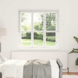 VidaXL Jaluzea pentru Fereastră cu perdele Altele Manual Alb 140 x 175 cm Aluminiu