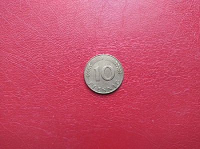 GERMANIA - 10 PFENNIG 1949 - AUNC foto