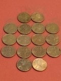 Lot 16 monede SUA USA: one 1 cent (diferita ca an / litera) [poze]. Discount conform descriere [10 - 20 %. Vezi descrierea.].