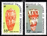 NOUA CALEDONIE 1985, Scoici, serie neuzată, MNH, Fauna, Nestampilat