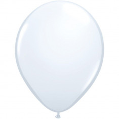 Balon Latex White, 11 inch (28 cm), Qualatex 43802 foto