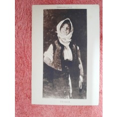 Carte postala, eproducere dupa tabloul Taranca/Grigorescu, perioada interbelica