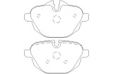 MOTAQUIP LVXL1667 set placute frana,frana disc