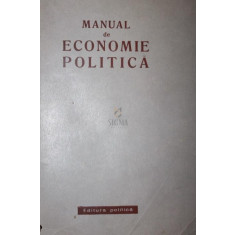 MANUAL DE ECONOMIE POLITICA