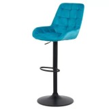 SCAUN DE BAR REGLABIL DIN CATIFEA ABS 145 TURCOAZ