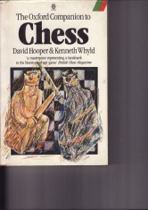 The Oxford Companion to Chess- David Hooper, Kenneth Whyld, 1987- carte sah