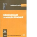 Judecata in cazul recunoasterii invinuirii - Magdalena Iordache