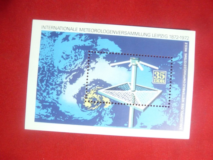 Bloc DDR - 100 Ani Institut Meteorologie 1972