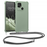 Bumper kwmobile pentru Xiaomi Redmi 10C, Silicon, Verde, 59233.172