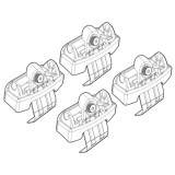 Kit montaj bare plafon Audi A4 2015-2024 Alumia Quadra Silenzio C183