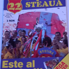 Revista fotbal - "Suporter STEAUA" (Nr.9/2005)-poster stadion Ghencea