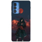 Husa compatibila cu Motorola Edge 20 Lite model Uchiha Madara, Silicon, TPU, Viceversa, Transparent, Carcasa