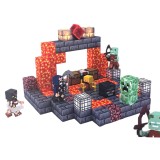 Set Constructie Magnetica Minecraft Magnet World 140 Piese