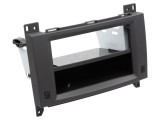 Cadru radio 2 DIN pentru Mercedes - black/rubber-touch