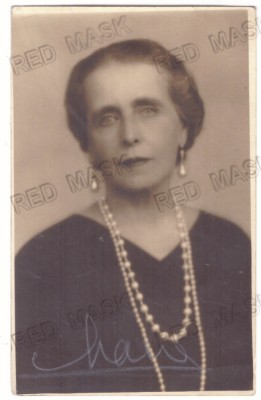 5615 - Regina MARIA, Dublu AUTOGRAF si scrisul de pe spate, ORIGINALE - fotocard foto