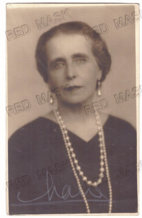 5615 - Regina MARIA, Dublu AUTOGRAF si scrisul de pe spate, ORIGINALE - fotocard