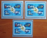 UNGARIA-1974-CENTENAR -UPU-3Colite.-Dant-Nedant+colita -ned cadou posta maghiara-vezi verso!!-ajandeka- cat MI-380e.!!-NESTAMP--Scan