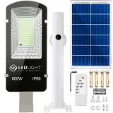 Cumpara ieftin Lampa solara 146 LED cu panou, telecomanda control, rezistenta la apa, IP66, putere 800W