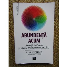 ABUNDENTA ACUM, AMPLIFICA-TI VIATA SI OBTINE PROSPERITATEA ASTAZI - LISA NICHOLS