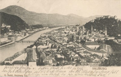 *Austria, poduri (8), Salzburg, c.p.i., circulata, 1905 foto