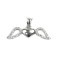 Pandantiv, jolie silver, argint 925, model inima cu aripi, pietre zirconiu, 25 x 15 mm, 1.4 g