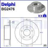 Disc frana Audi 100 C4, A6 C4, A6 C5; Skoda Superb I; VW Passat B3 B4, Passat B5, Passat B5.5 Motor 1.6, 1.8, 1.8 Syncro/4motion, 1.8 T, 1.8 T 20V,