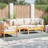 VidaXL Pătură de exterior ARAKIL Verde și Alb Poliester 300 x 400 cm