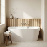 Cada din acril freestanding CAPRI SLIM 150cm