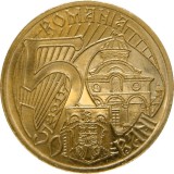 ROMANIA, 50 BANI 2011 aUNC * cod 207