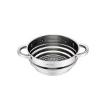 Sita din inox pentru gatit la abur, 20 x 8,5 cm, Klausberg, legume