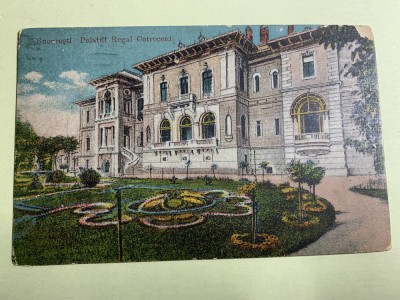 Carte poștale București Palatul Regal Cotroceni 1922 foto